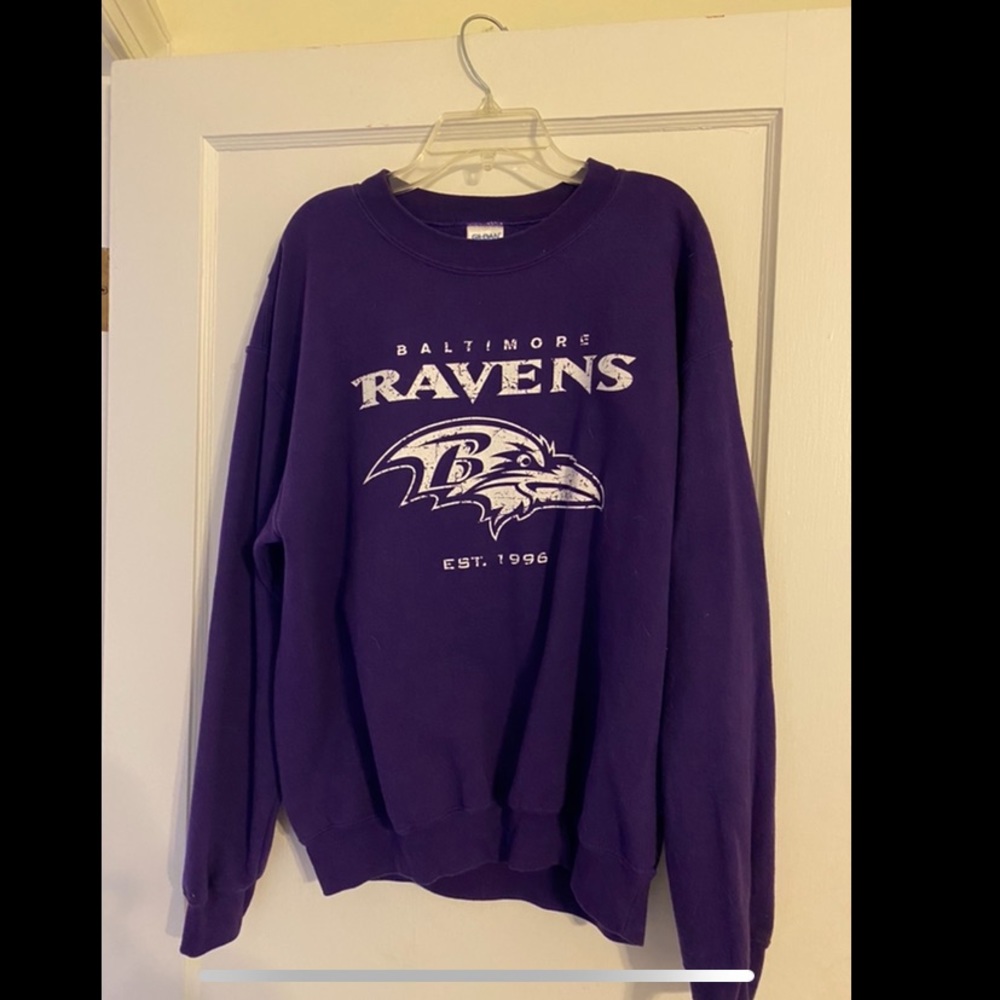 Purple ravens sweatshirt
